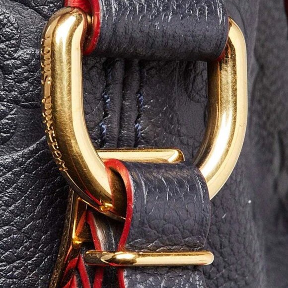 Louis Vuitton Marine/Rouge Monogram Empreinte Leather Melie Bag - Picture 8 of 12